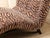 Blush 1950s Tiger Print Sculptural Chaise Lounge Newly Upholstered For Sale - Image 8 of 11