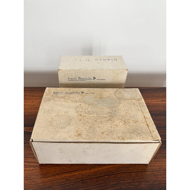 Blue Ceramic Centerpiece by Angelo Mangiarotti for Fratelli Brambilla, Italy, 1968, Set of 3 For Sale - Image 8 of 11