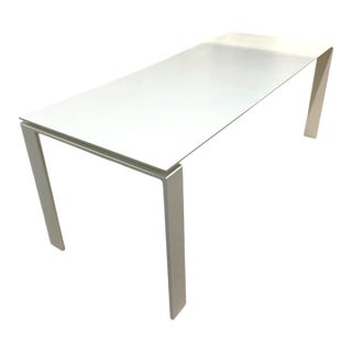 2005 White Laminted and Lacqured Steel "Four Collection" Dining Table by Ferruccio Laviani for Kartell For Sale