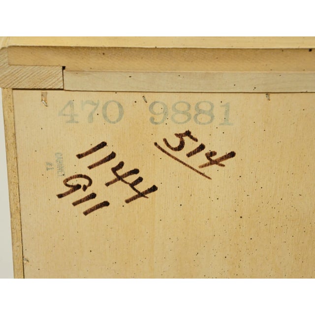 Farcher Furniture Italian Contemporary 26" Pickled Wood Cabinet Nightstand 470-9881 For Sale - Image 10 of 11