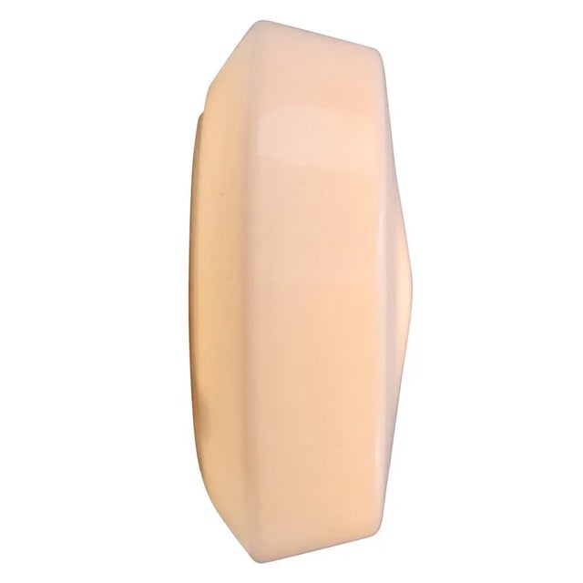 Vintage White Opaline Glass Wall Lamp by Rudolf Zimmermann for RZB For Sale - Image 6 of 10