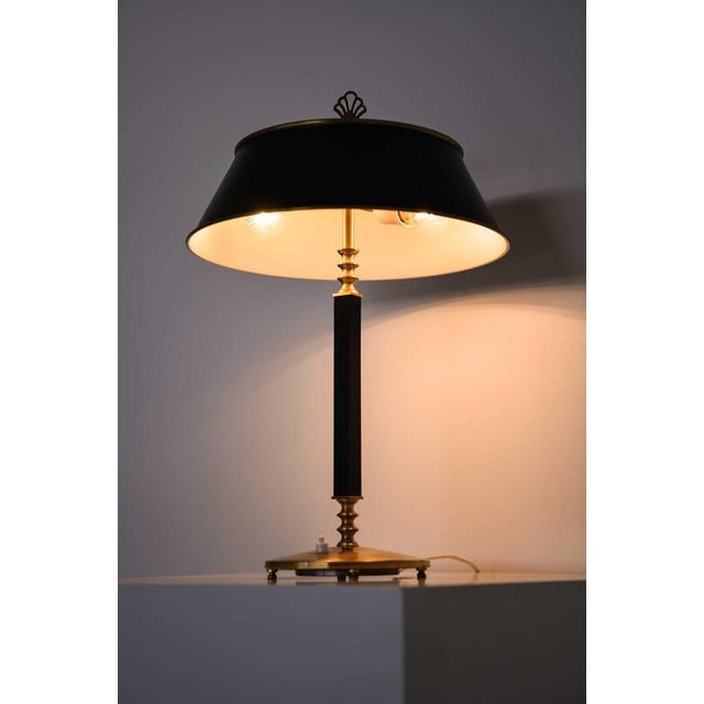 Scandinavian Modern Model 6942 Table Lamp in Brass by Arvid Böhlmark, 1920s For Sale - Image 10 of 11
