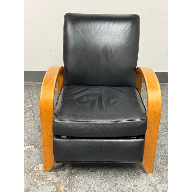 Design Plus Gallery presents a Leather Recliner from Sam Moore Furniture. The post modern styled recliner is meant for...