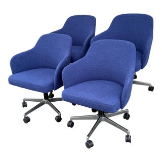 Steelcase for West Elm Sterling Conference Office Chairs, Set of Four For Sale