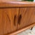 Low Sideboard with Retractable Teak Doors from Dyrlund, Denmark, 1960 For Sale - Image 4 of 11