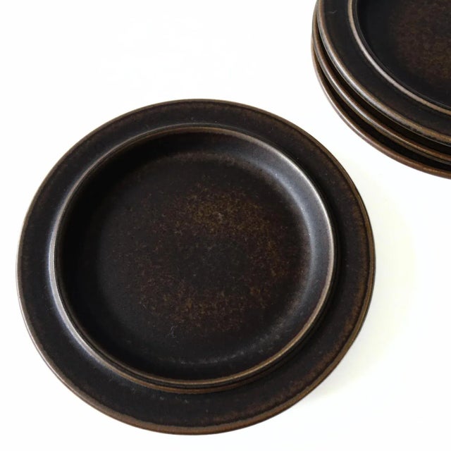 Small Plates by Ulla Procope for Ruska, 1960s, Set of 4 For Sale - Image 5 of 6
