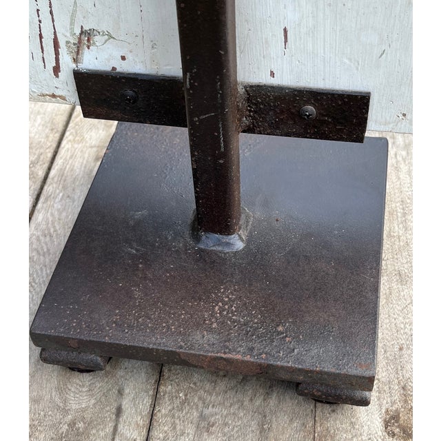 Modern Sculptural Table Lamp Architectural Salvage Tabernacle Door For Sale - Image 9 of 12