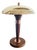 Art Deco Articulated Lamp in Mahogany and Brass, 1930 For Sale