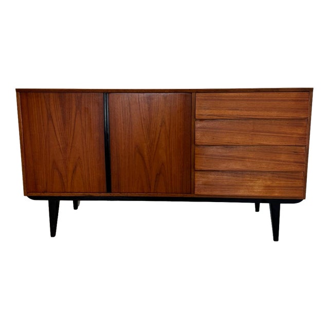 Mid-Century Modern Teak Sideboard For Sale