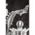 Venetian White and Transparent Floral Murano Glass Wall Sconce For Sale - Image 6 of 6