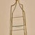 Vintage French Four-Tier Brass + Glass Étagère For Sale - Image 9 of 9