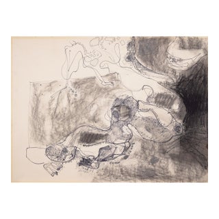 'Abstract Figural' by Suzanne Gertz, Woman Artist, Art Institute of Chicago, San Bernardino For Sale