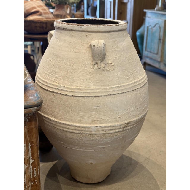 This striking 19th-century terracotta Pithari was hand-crafted in Crete and once served as a functional storage vessel for...