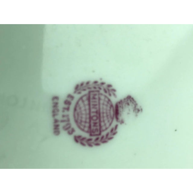 Traditional Minton Gilded Rose Lunch Plates Signed, J. Colclough Set of 5 For Sale - Image 3 of 13