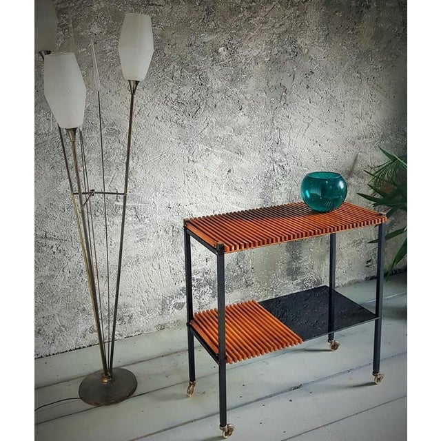 Danish Teak Bar Wagon, 1950s For Sale - Image 4 of 18