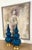 Vintage Blue Glazed Ceramic Table Lamps - A Pair For Sale In Atlanta - Image 6 of 12