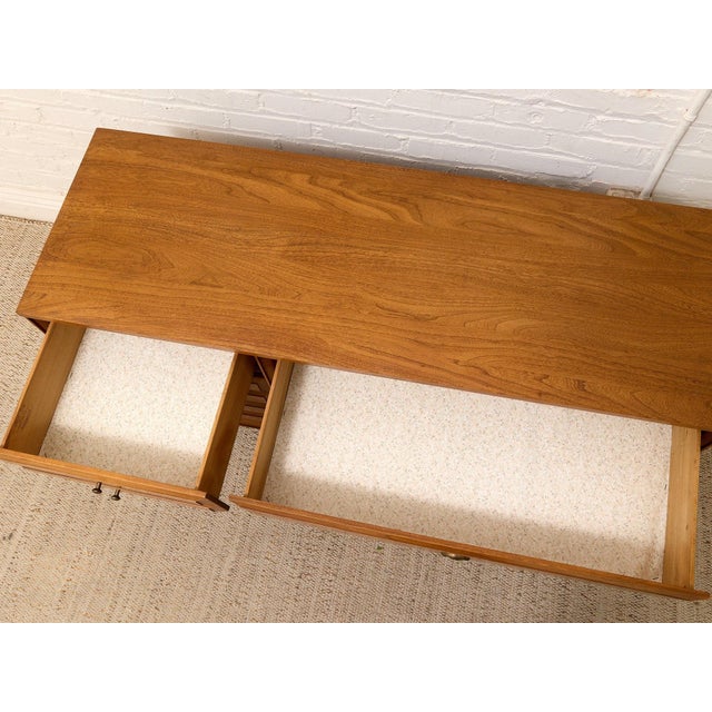 Vintage Mid-Century Modern Walnut Gentleman’s Dresser For Sale - Image 10 of 12