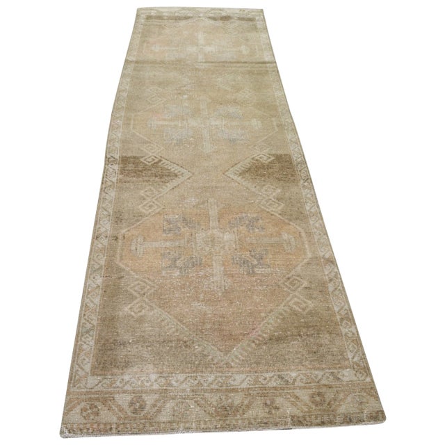 Vintage Turkish Anatolian Hand-knotted with care using traditional rug-making techniques, this wool rug blends timeless...