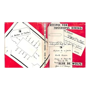 "Recipes for Successful Dining" 1934 De Wolfe, Elsie