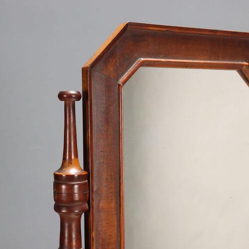 Late 19th Century Tabletop Mirror in Walnut For Sale - Image 4 of 9