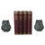 Stone Mid-Century Marble and Bronze Bookends, 1950s For Sale - Image 7 of 7