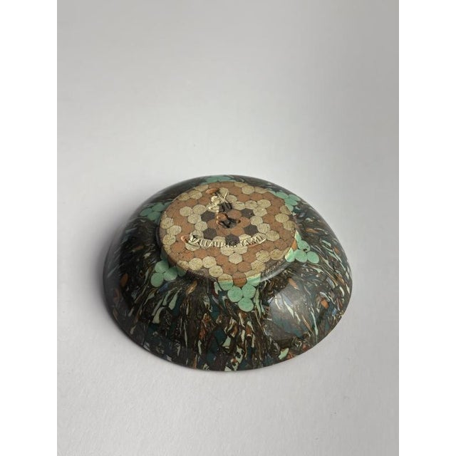 1950s Ceramic Mosaic Bowl by Jean Gerbino for Vallauris, France, 1950s For Sale - Image 5 of 10