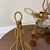 Brass Vintage Pair Brass Rope Tassel Wall Sconces Hollywood Regency Candle Holders For Sale - Image 8 of 9