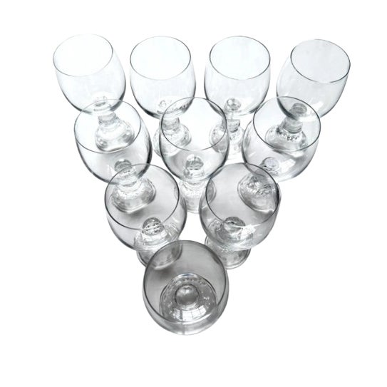These beautiful crystal Bacchus wine glasses were produced in West Germany in the 1960s and 1970s by Rosenthal. The...