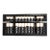 Vintage Chinese 13-Rod Black Wooden Suanpan Abacus For Sale