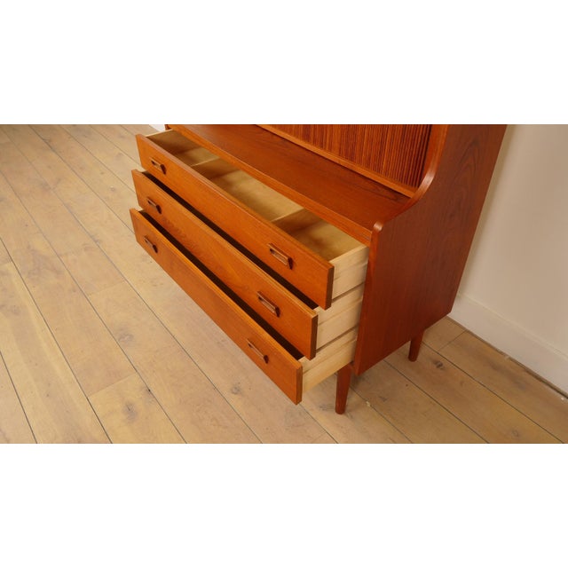 Brown Vintage Highboard Shelf in Teak from Johannes Sorth, 1965 For Sale - Image 8 of 13