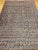 Antique Persian Tabriz, Rug, Handwoven Allover Herati Geometric Pattern, Ivory & Blue, 8’ X 12’ For Sale - Image 11 of 12