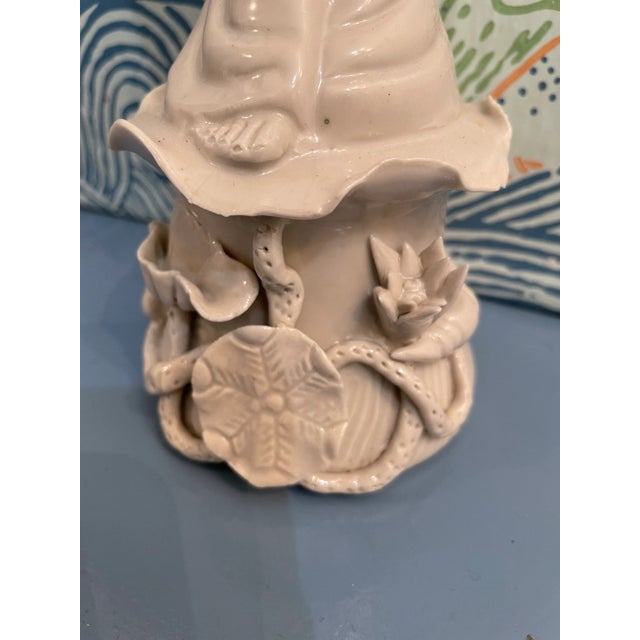 Vintage W. M. Hong Kong Chinese Blanc De Chine Kuan Yin Figurine For Sale In New Orleans - Image 6 of 9