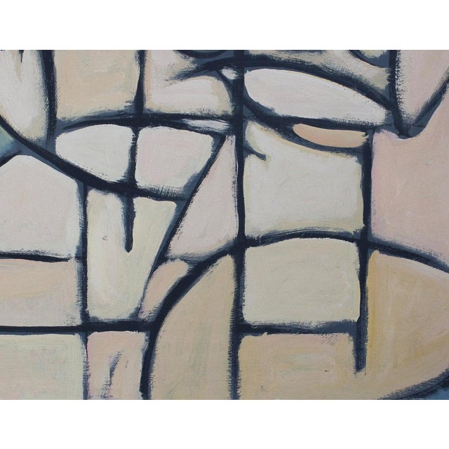 Postwar European Artist, The Vanguard Series Nr. XXVI Abstract Composition, 1950s-1970s, Oil on Board, Framed For Sale - Image 10 of 15