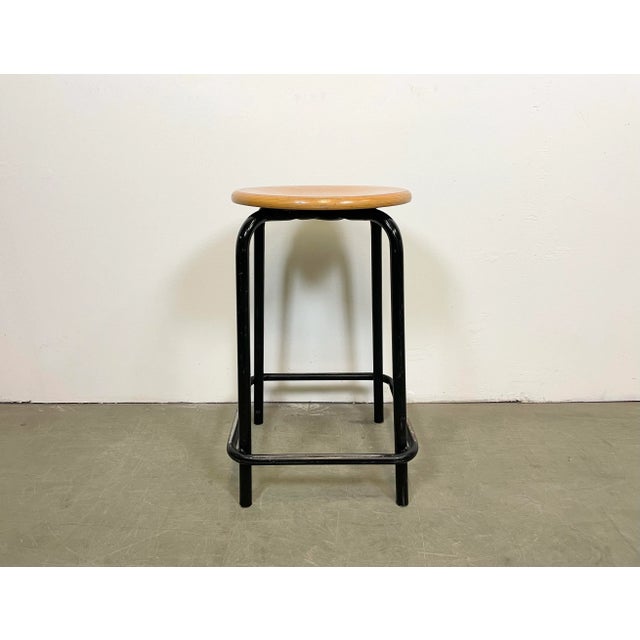 Vintage Italian Industrial Stool, 1970s For Sale - Image 13 of 13