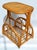 Bamboo Cane Wicker Mid-Century Modern Side Bedside End Sofa Table Magazine Stand For Sale - Image 13 of 13