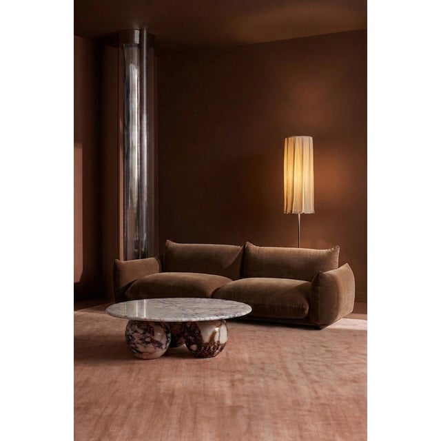 Silk Floor Lamp by Jan Des Bouvrie, 1990s, in Very Good conditions. Designed 1990 to 1999 This piece has an attribution...