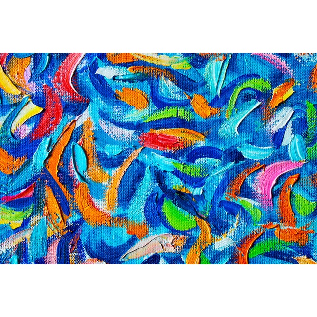 2020s Artist Andrei Sitsko "Reflection in the Water" Modern Original Painting For Sale - Image 5 of 13