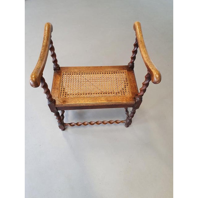 Wokkel Chair with Armrests and Webbing Seat For Sale - Image 10 of 10