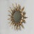 Italian mid-century modern round wall mirror in wood, 1950s Round wall mirror with finely crafted wooden frame with silver...