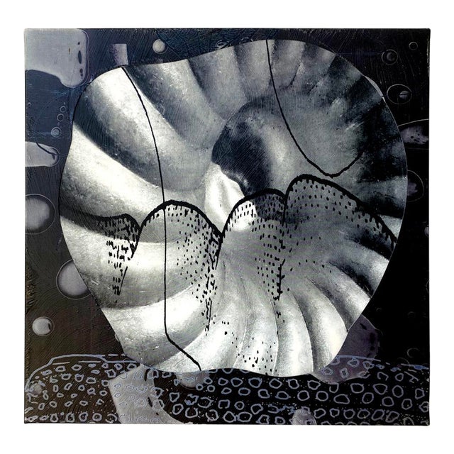 "Elephant Ear" by Michael DesRosiers Abstract Mixed Media on MDF Panel (2025) For Sale