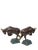 Pair Vintage Chinese Cloisonne Enamel Crimson Red Dynamic Bull Figures For Sale In San Francisco - Image 6 of 7
