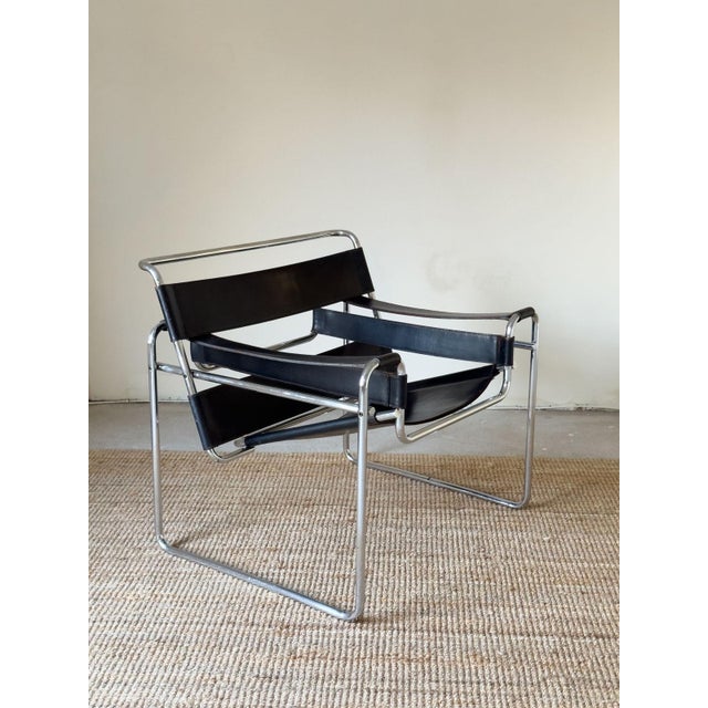 Wassily B3 Lounge Chair attributed to Marcel Breuer for Gavina, 1970s For Sale - Image 16 of 18