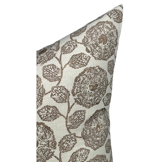 Modern Freedia Floral Pillow Cover, 20x20 Pillow For Sale - Image 3 of 3