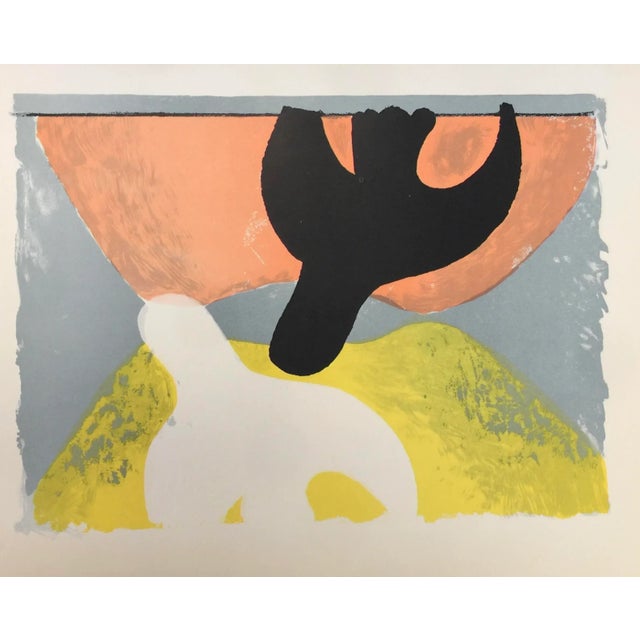 Georges Braque Georges Braque "Resurrection of the Bird". 1959, Fine Print For Sale - Image 4 of 4