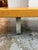 French Low Wood Table + Chrome Supports, Vintage For Sale - Image 9 of 12