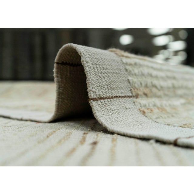 Textile Turkish Tulu Handmade Rug 7'9" x 10'10"#20293 For Sale - Image 7 of 8