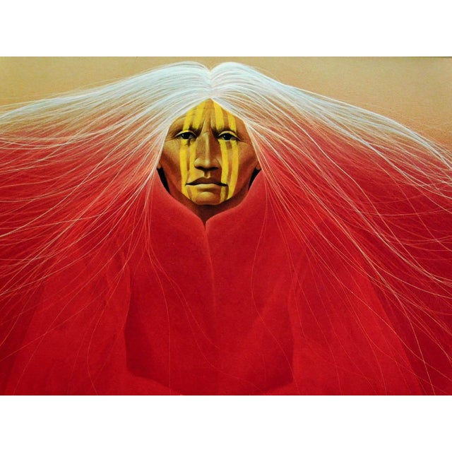 Frank Howell "Teton Fire" Framed Hand Signed Offset Lithograph Submit an Offer! For Sale In Denver - Image 6 of 6