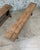 Wood Oak Farm Benches, 1960s, Set of 2 For Sale - Image 7 of 8