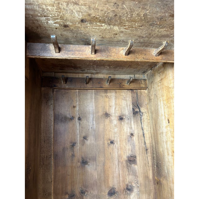 1805 Armoire Tyrolean Alpine Folk Schrank For Sale - Image 9 of 17