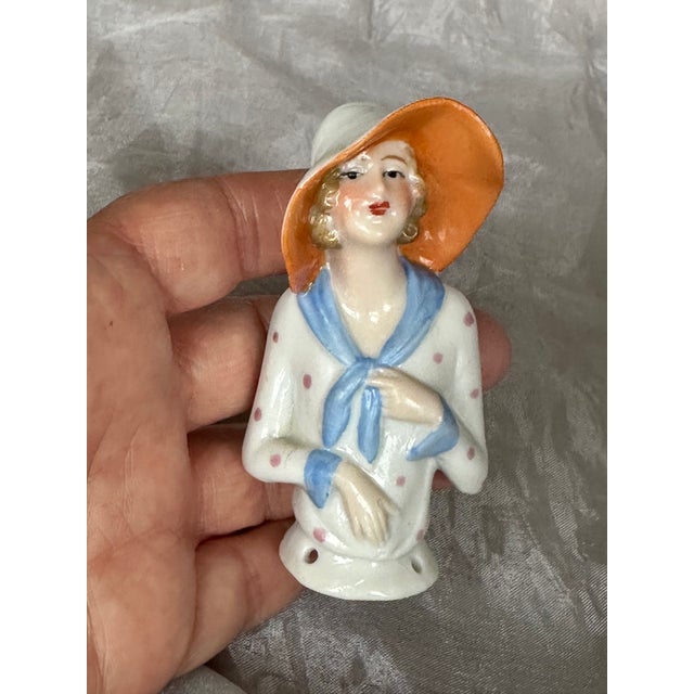 Ceramic Fasold & Stauch German Porcelain Flapper Girl Figurine For Sale - Image 7 of 13